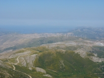 Αεροφωτογραφία της Νότιας Εύβοιας από την Όχη . 