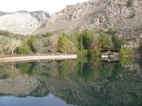 Η πολύ όμορφη λίμνη Ζαρού στο φως του πρωινού 