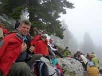 Γιώργηδες από το Καστέλι . Δυνατά μέλη του Ορειβατικού Μοιρών . 